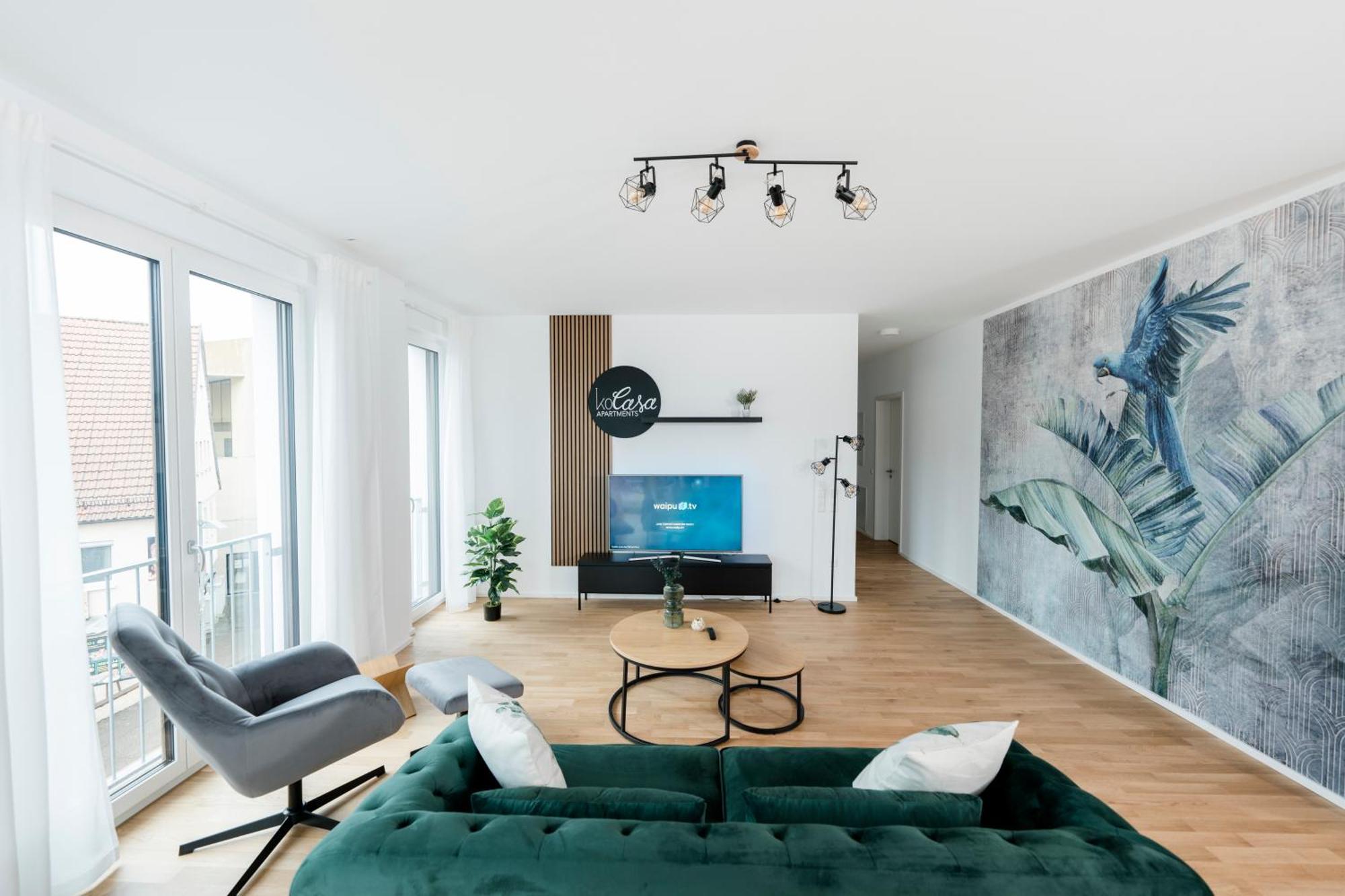 Kocasa-Apartments 02, Design, City-Center Boeblingen, Stellplatz, Balkon, Waipu-Tv Exteriér fotografie